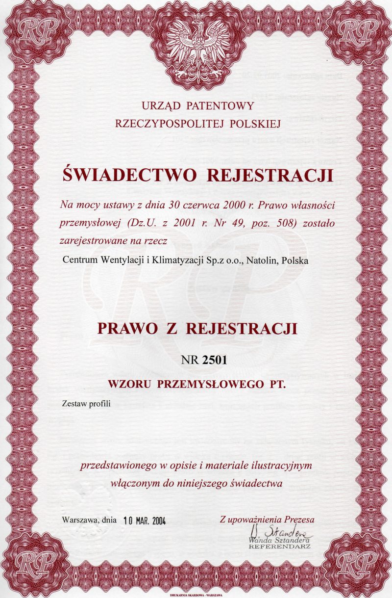 Patent CWK