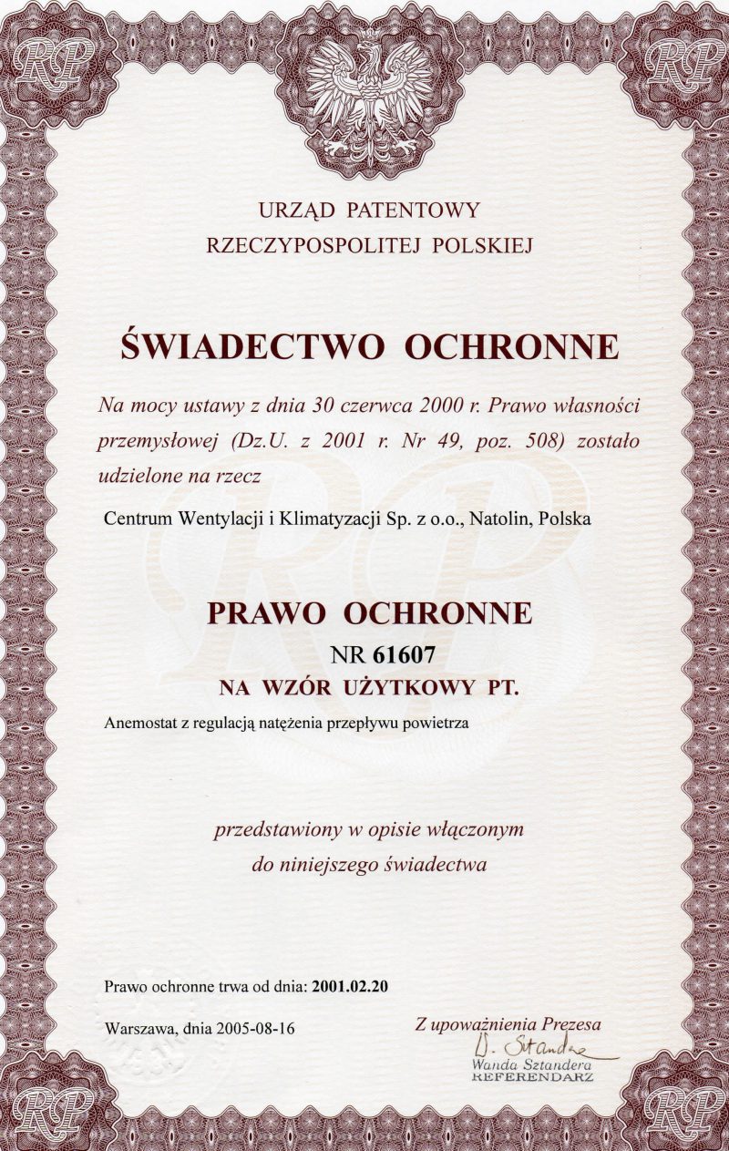 Patent CWK
