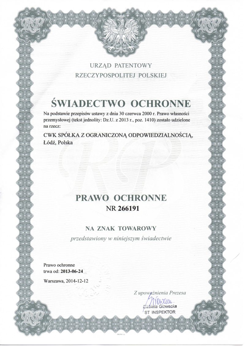 Patent CWK